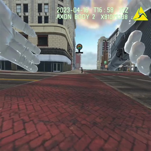 Knife wielding man gets shot after charging at police officer #bonelab #bonelabmods #vr #metaquest #quest3