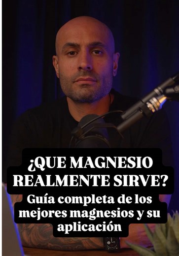 Te explicamos por qué el magnesio que compras en la farmacia tiene solo 4% de absorción y te mostramos cuáles son las formas que realmente funcionan. Hablamos sobre cómo el magnesio es esencial para hombres mayores de 40 años, participando en más de 300 reacciones enzimáticas y siendo cofactor de la síntesis de testosterona. Te detallamos cada tipo: óxido de magnesio (solo para estreñimiento), citrato de magnesio (buena opción de entrada), glicinato de magnesio (ideal para dormir), malato de mag