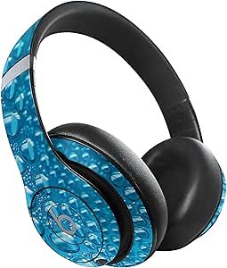 MightySkins Skin Compatible with Beats Studio Pro - Wavy Drops | Protective, Durable, and Unique Vinyl Decal wrap Cover | Easy to Apply, Remove, and Change Styles