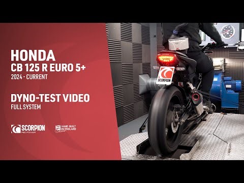 Honda CB 125 R Euro 5+ Scorpion Exhaust Dyno-Test Video