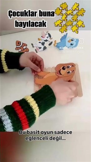 How to make children's toys to train problem solving to fill free time at home #viralshorts #fyp