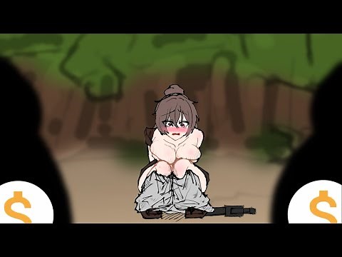 【Reupload, Full Color】Samurai Girl Fight