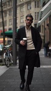 Classic Dapper Winter Outfit. Make sure you Maintain your dapper elegance no matter what. Where Elegance Meets Every Occasion. #casualwear #trenchcoat #boots #mensfashion #menstyle #menswear | hollo_men