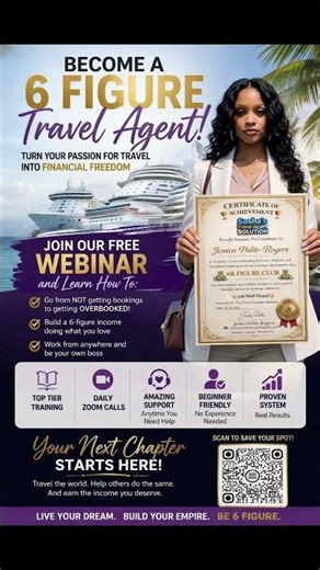 Link in bio or scan QR code #travelagent
