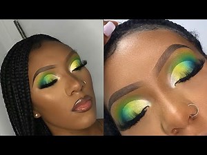 Green Ombré Cut Crease | Client Makeup Tutorial