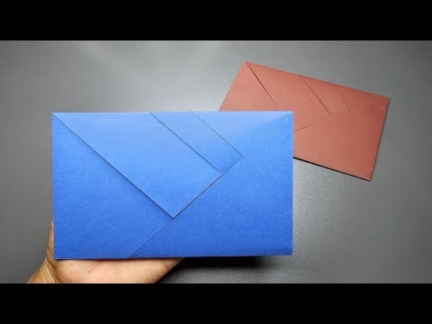 Easy origami envelope rectangle, diy easy origami envelope tutorial, How To