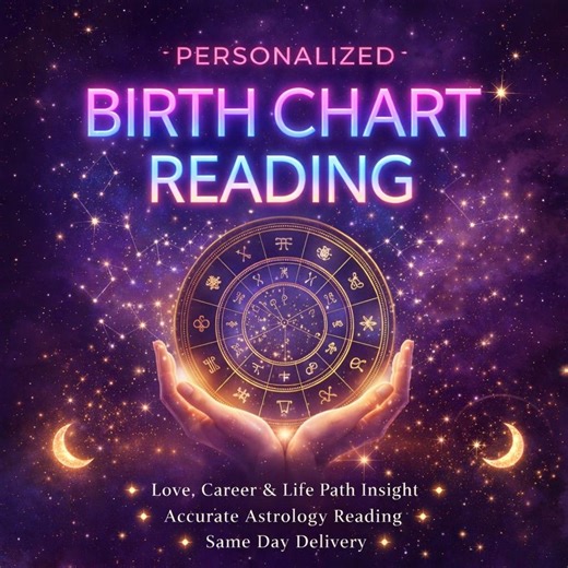 Personalized Birth Chart Reading | Natal Astrology Analysis (love, Career, Life Path) - Etsy