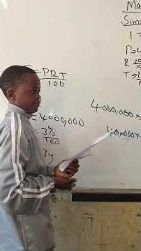 Tito in class teaching other students mathematics