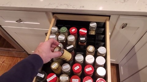 Drawer Spice Organizer for Standard 4oz Jars | Custom Made Insert That Will Fit Any Drawer - Etsy