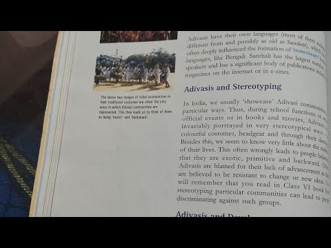 Class 8Civics Adivasis and Stereotyping chapter 7 Understanding Marginalisation p 84‪@jaiambey8418‬