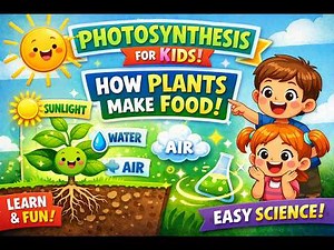 Photosynthesis for Kids 🌱 | How Plants Make Food | Simple Science for Kindergarten