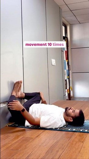 Legs Up The Wall Exercise | Improve Blood Circulation & Joint Mobility | Simple Yoga Routine