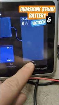 Victron Ekrano GX and Humsienk 314Ah battery