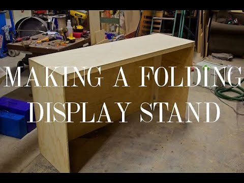 Making a Folding Display Stand