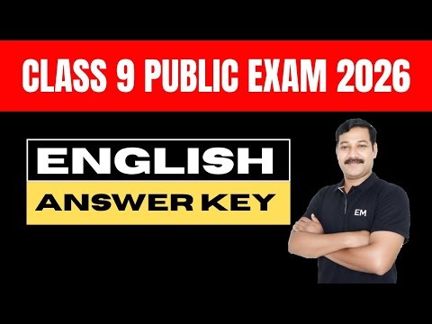 Class 9 English Annual Exam 2026 l Answer Key #class9english. #class9exam