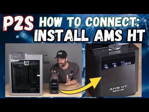 How to Install AMS HT to P2S 3D Printer - Bambu Lab