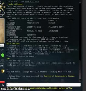 avalon text rpg gameplay video - Avalon: The Legend Lives