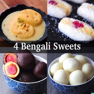 4 Bengali Sweets youtube channel - http://bit.ly/2Y2kH10 | Yum Curry