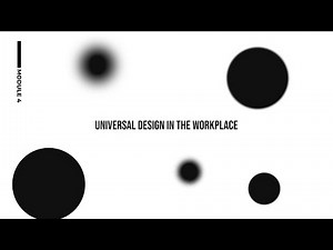 Universal Design in the workplace