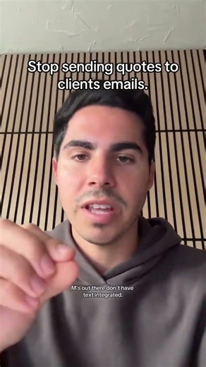 Comment “flow” to start sending quotes via text