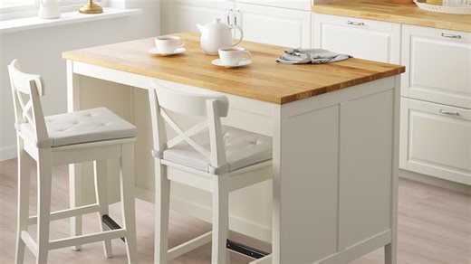 Make The Most Out Of Your IKEA TORNVIKEN Kitchen Island With These Hacks - House Digest