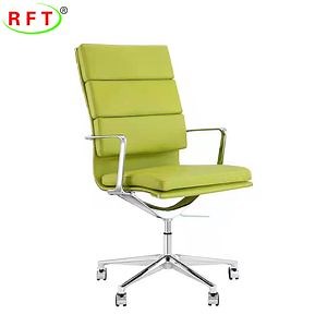 [Hot Item] Beautiful Green PU Leather Swivel High Back Computer Executive Manager Office Chair