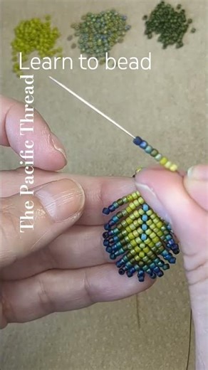 Beaded Feather Earrings