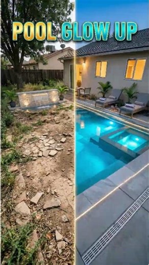 Watch This Backyard Turn Into a Dream Pool 😍