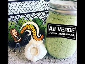 AJI VERDE -Delicious Green Sauce to put on EVERYTHING! 😋