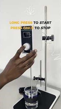 How to Use an Overhead Stirrer in Under 60 Seconds 🧪