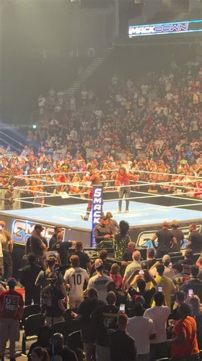 Seth Rollins doing the Oba Femi strut then saying god save the QUEEN😭😂 oops! #wweuk #obafemi #sethrollins #wwelondon #wwesmackdown