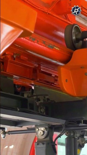 Close-Up of Roller Coaster Mechanism in Action 🎢 | Fascinating Engineering Detail #shorts