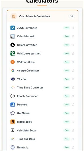 16 Free Calculators & Converters for Everyday Life