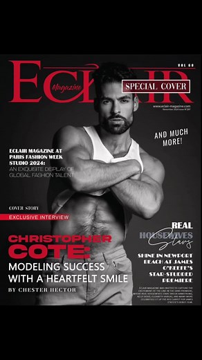 New Magazine Cover “Eclair Magazine 2024”❤️ as a Cover Model Here is a little about my life and my background hope you guys enjoy .. think i am a great model or even role Model ?❤️ love y’all #covermodel #magazine