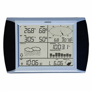 [Hot Item] Aw002 Solar Wireless Professional Touch Screen Weather Station with PC Interface