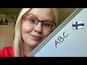 Finnish Lesson 2: First Part of the Alphabet!