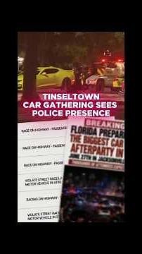 Tinseltown car gathering draws heavy law enforcement presence