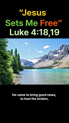 “Jesus Sets Us Free”Luke 4:18–19 Prayer #BibleShorts #Luke4 #Prayer #HolySpirit #SimpleEnglish