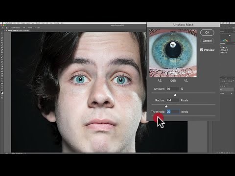 Photoshop Sharpening EXPLAINED - Unsharp Mask