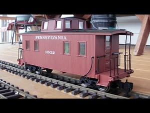 Bachmann Large Scale Eight-Wheel Center-Cupola Caboose - Pennsylvania No. 1002 #93802 Review