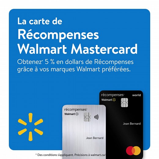 Commencez l’année en force! Obtenez 5 % en dollars de Récompenses sur vos marques Walmart préférées grâce à la carte de Récompenses Walmart Mastercard 朗 * Des conditions s’appliquent. Précisions à walmart.ca/recompenses. | Walmart Canada | Facebook