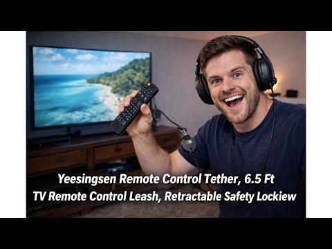 📺 Yeesingsen Remote Control Tether 6.5 Ft Review – Safety Lock & Reach Worth It? 🔒