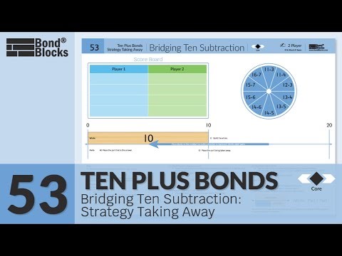 53) Bridging Ten Subtraction - Strategy Taking Away