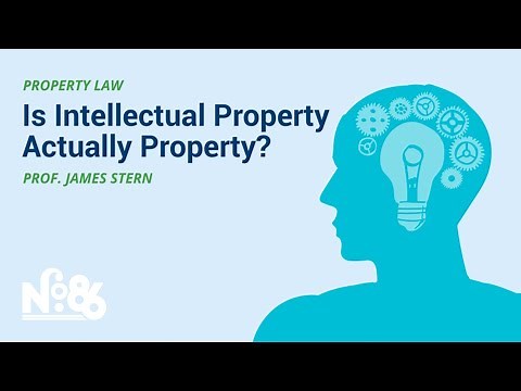Is Intellectual Property Actually Property? [No. 86 LECTURE]