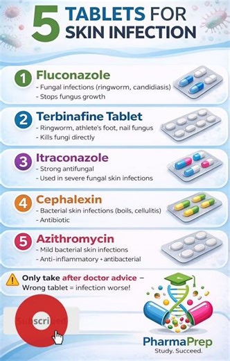 5 Best Tablets for Skin Infection 💊 | Fungal + Bacterial Treatment Guide