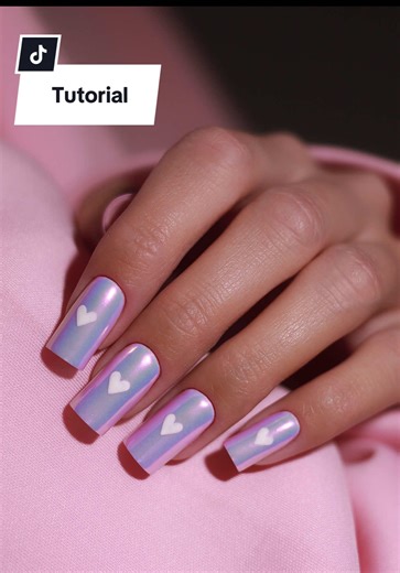 Co powiesz na trójwymiarowy efekt z minimalistycznym serduszkiem?😍 My jesteśmy zachwyceni! Tak proste, a tak efektowne zdobienie… Pssst! Już 13 lutego rusza promocja walentynkowa na www.sautenails.pl ✨ Przygotuj swój koszyk! @Karolina.er #nails #tutorial #valentine #nailstepbystepvideo