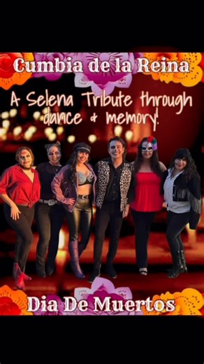 Krizia Morales Winchester on Instagram: "✨ Cumbia de La Reyna has been an unforgettable experience. This project means so much to me, and I’m beyond grateful for the opportunity to honor our Reyna with this tribute performance. A huge thank you to our dancers @ericka_romero_dance , @tortikatsed , @nicolethewanderer and @aacervantesxo for the time, dedication, and heart you poured into this project. ❤️‍🔥 Thank you to @downtownchulavista for inviting us to perform in the Día de Los Muertos Celebr