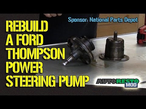How To Rebuild a Classic Thompson Style Ford Power Steering Pump Episode 205 Autorestomod