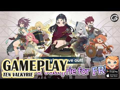 TEN VALKYRIE Gameplay - Mobile Game (Android)