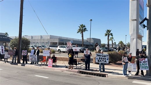 Imperial County residents protest against data center